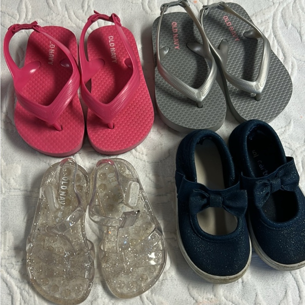 Toddler girl summer shoe lot. Size 5
